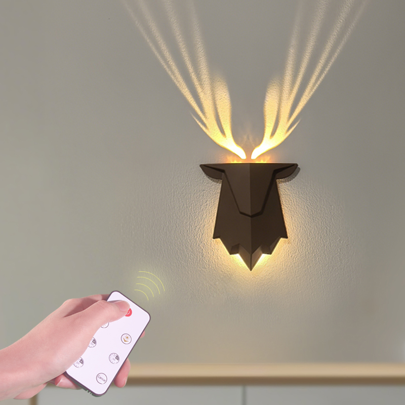 Foyer Lighting Wall Decor - Hirsch Schatten Projektor Lampe Raum Dekor