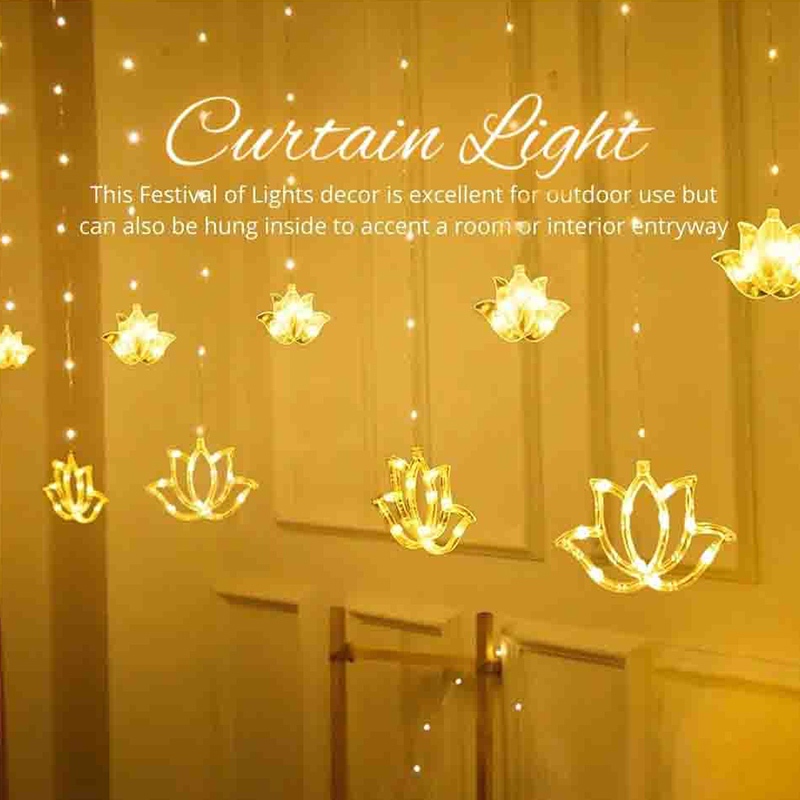Lighting Decoration For Diwali - 4M 8 Modi Wasserdichter Deepavali Lotus