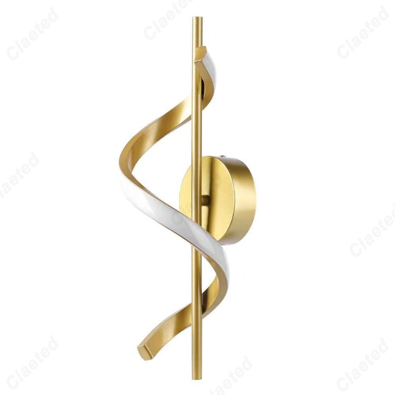 Decor Lighting Online - Moderne Minimalistische Spiralförmige LED-Wandleuchte Erhältlich in