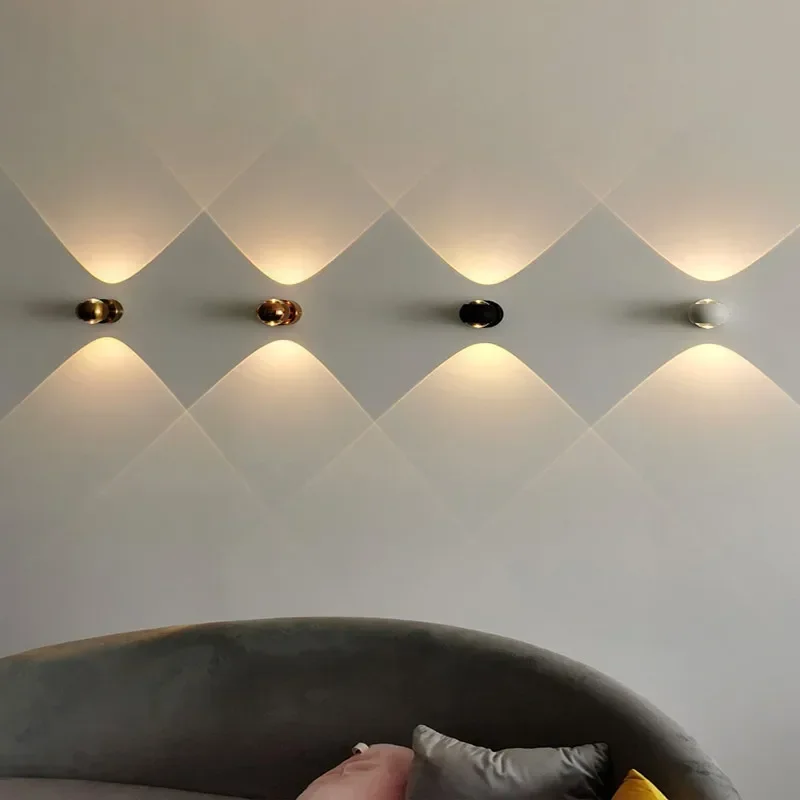 Foyer Lighting Wall Decor - Nordic Designer Moderne Kunst Aluminium Glas