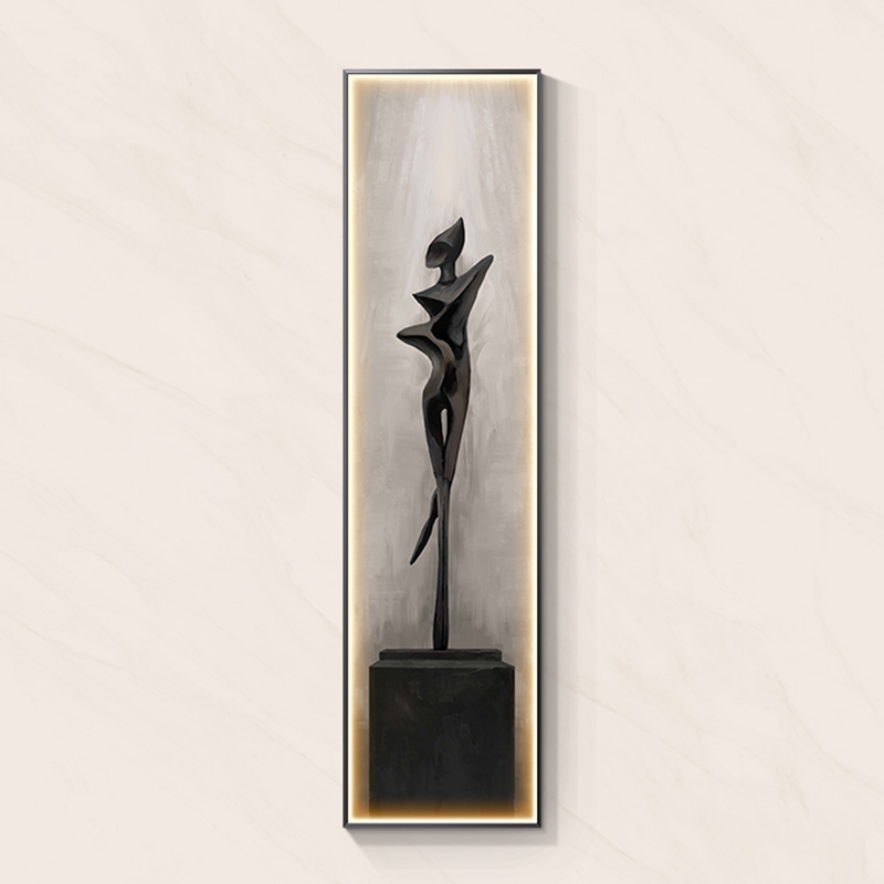 Foyer Lighting Wall Decor - Moderne Charaktermodellierung Abstrakte LED-Wandleuchte Kunst Wohnzimmer