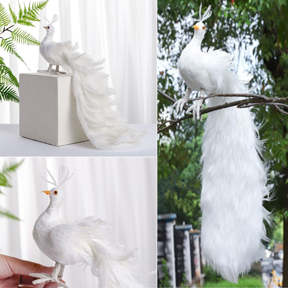 Pendant Lighting Christmas Decor - Simulation weißen Pfau schöne leichte Weihnachts