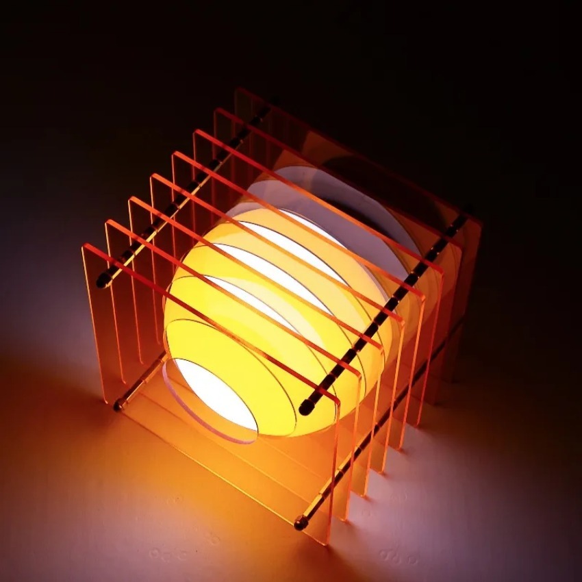 Lighting Decor Items - DIY Mondlampe Acryl Tausendschichtlampe Desktop-Dekoration Hängende