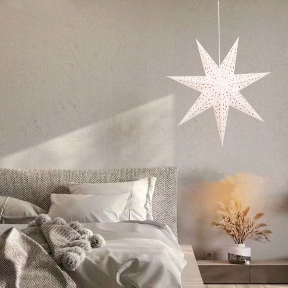 Pendant Lighting Christmas Decor - Neue Jahr Dekor Aushöhlen Stern Hängen
