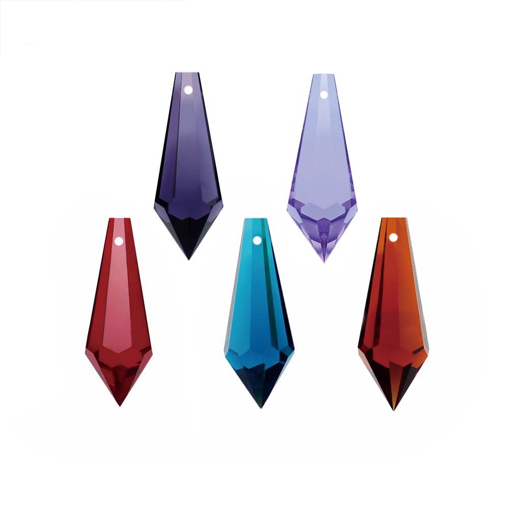 38mm Mix Farbe Kristall Eiszap – Pendant Lighting Christmas Decor Bewertung und Preis