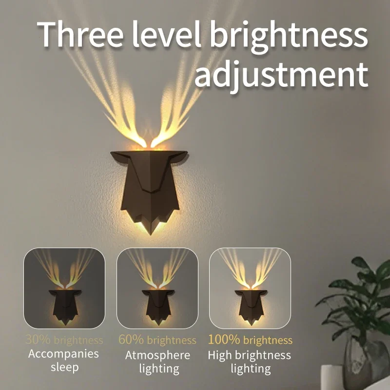Hirsch Schatten Projektor Lamp – Foyer Lighting Wall Decor Bewertung und Preis