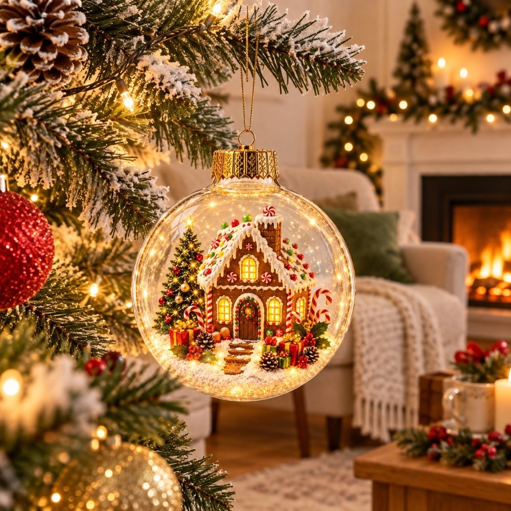 Weihnachtskugel-Ornament aus A – Pendant Lighting Christmas Decor Bewertung und Preis