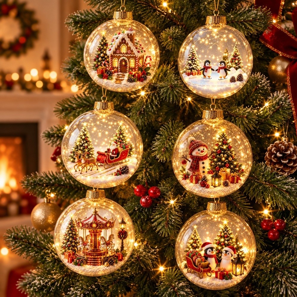 Weihnachtskugel-Ornament aus A – Pendant Lighting Christmas Decor Bewertung und Preis
