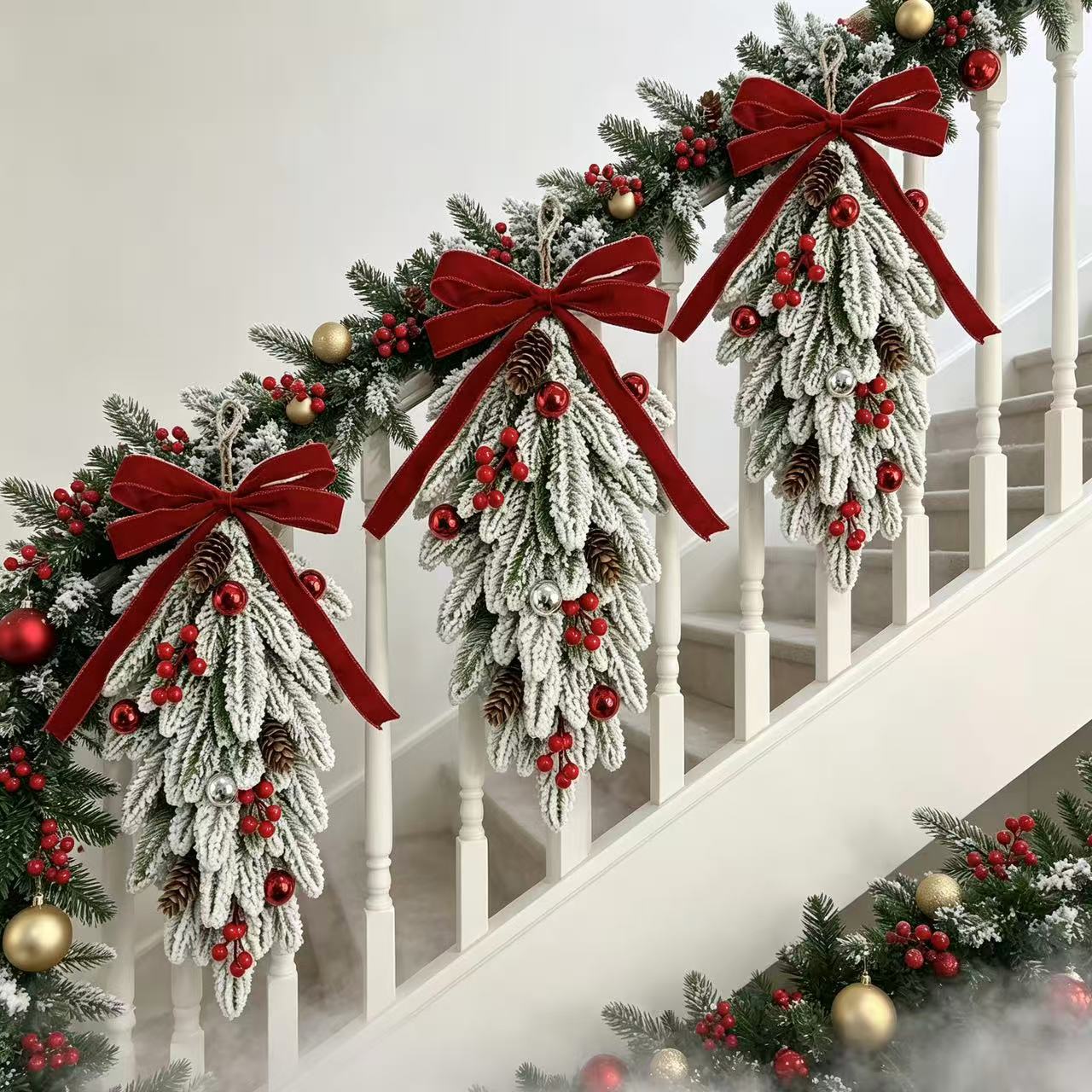 45CM Weihnachtskranz-Anhänger  – Pendant Lighting Christmas Decor Bewertung und Preis