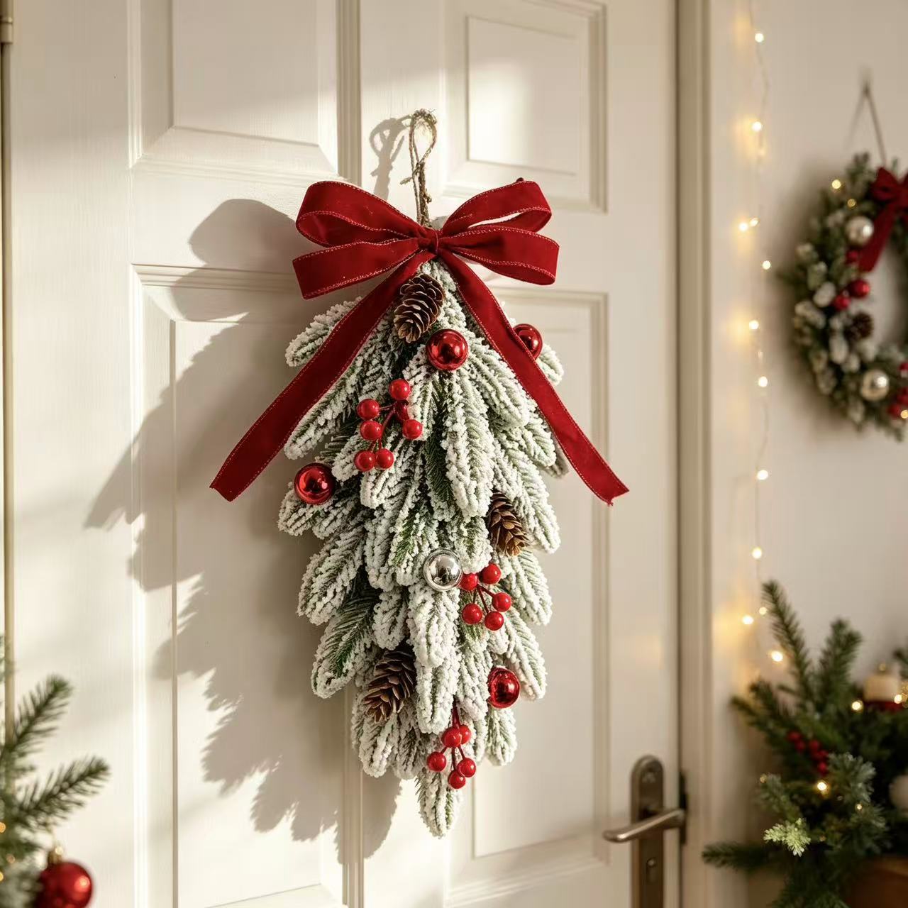 45CM Weihnachtskranz-Anhänger  – Pendant Lighting Christmas Decor Bewertung und Preis