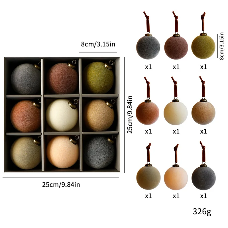 9 Stück 8cm Luxuriöse Weihnach – Pendant Lighting Christmas Decor Bewertung und Preis