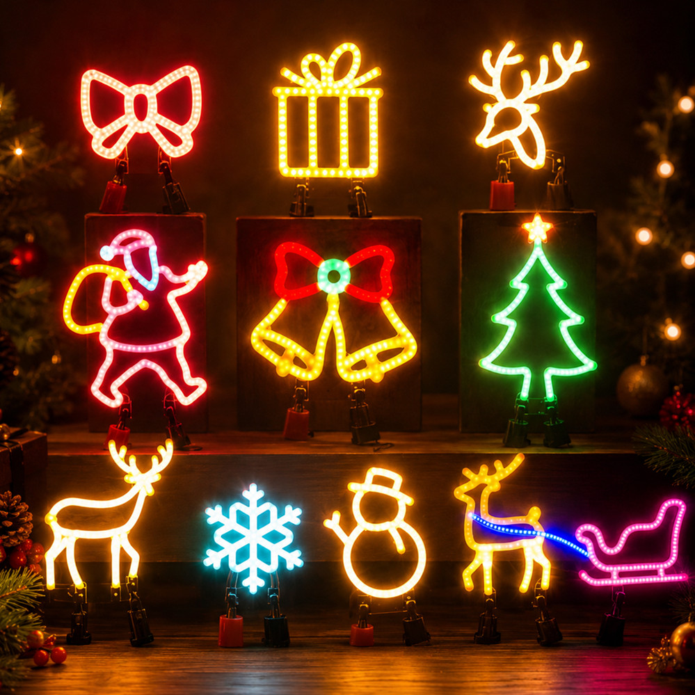 Weihnachtsdekoration LED-Neons – Wall Decor Lighting Bewertung und Preis