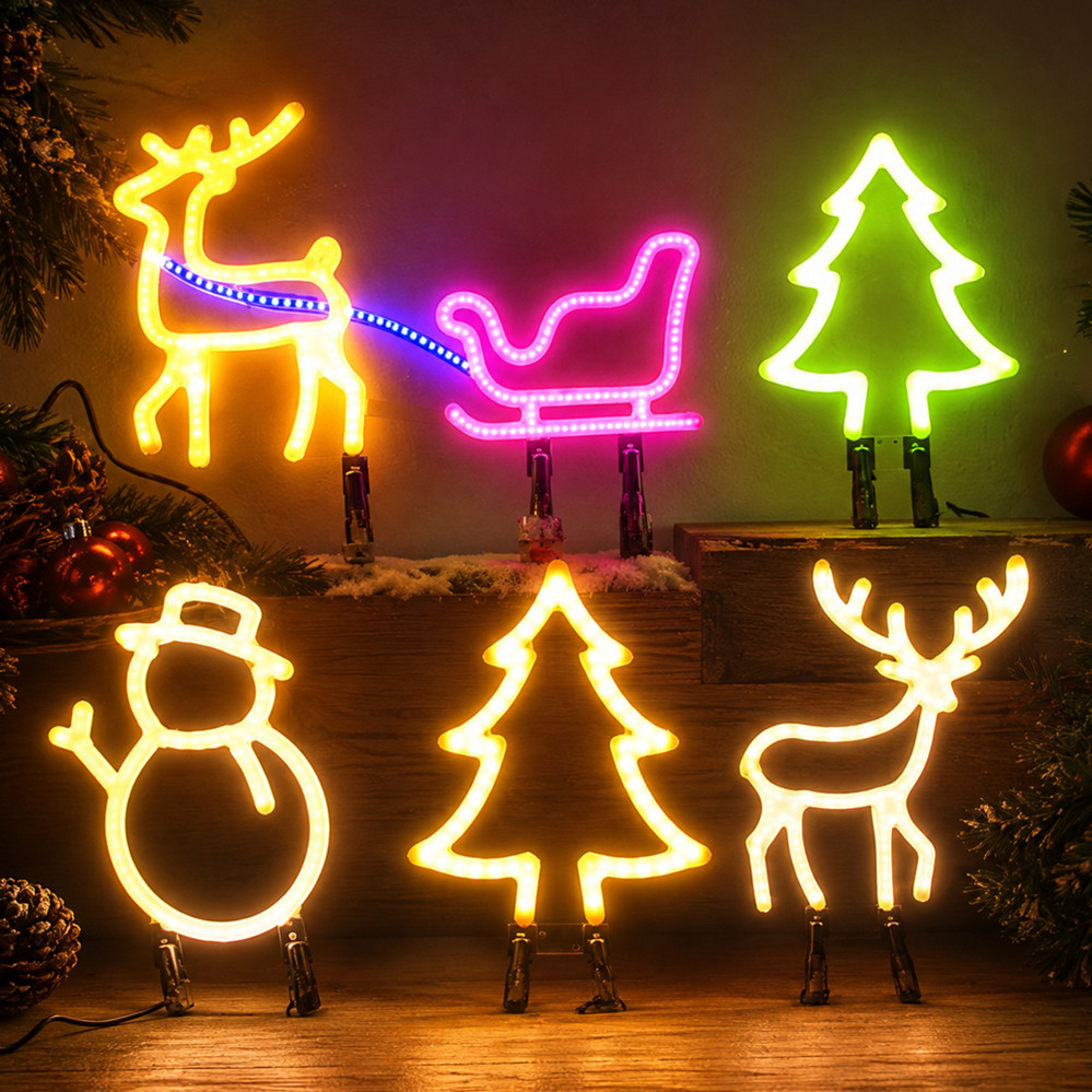 Weihnachtsdekoration LED-Neons – Wall Decor Lighting Bewertung und Preis