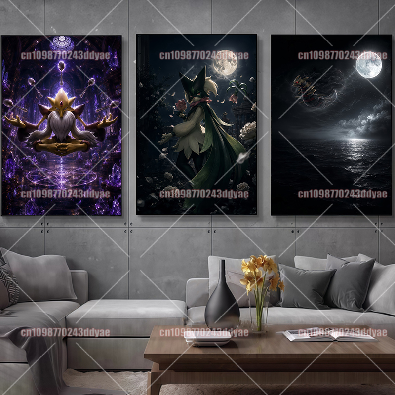 Anime Pokemon Charakter Leinwa – Lighting Decor Items Bewertung und Preis