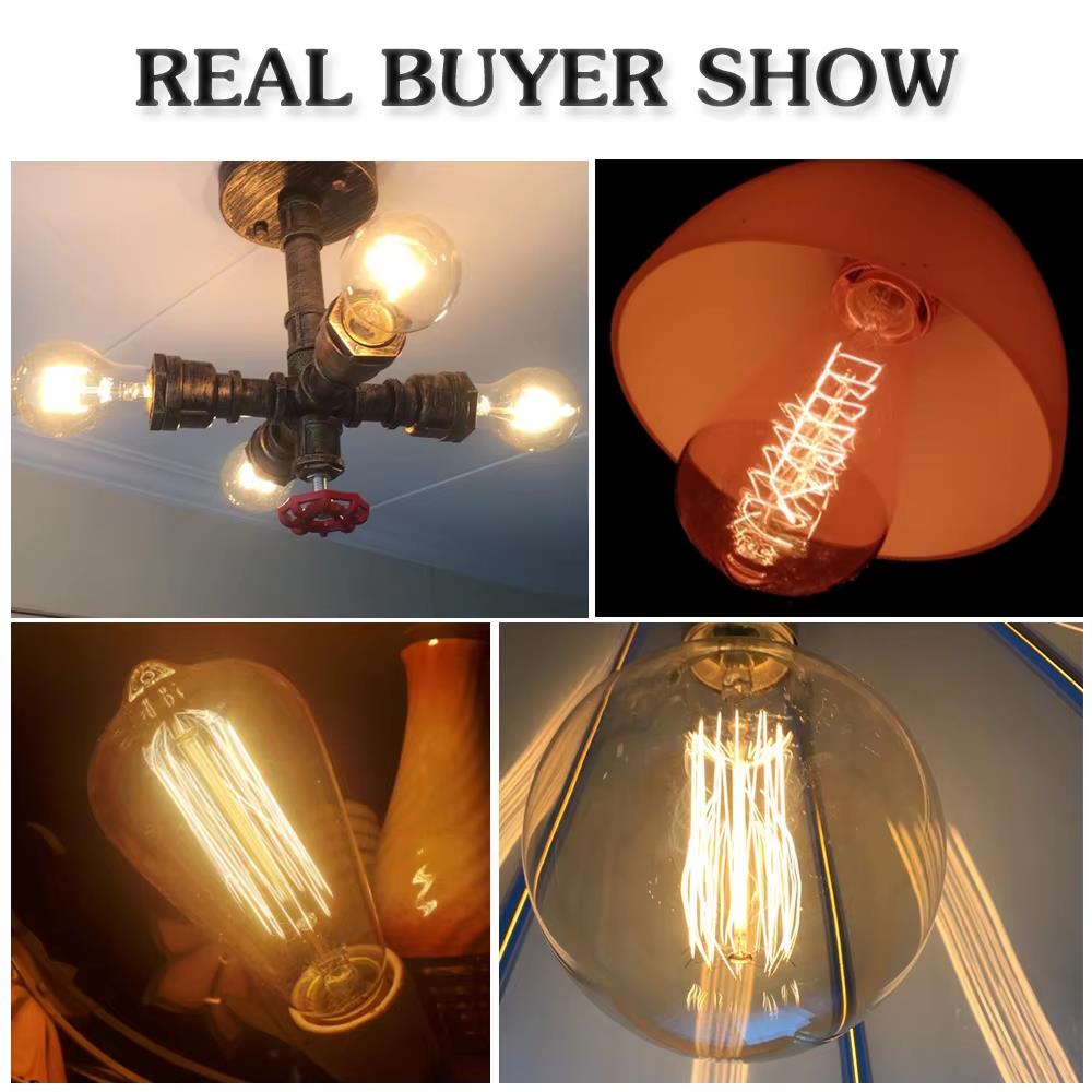 Retro Edison Glühbirne E27 40W – Lighting Decor Items Bewertung und Preis