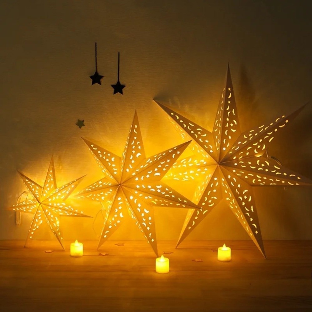 Neue Jahr Dekor Aushöhlen Ster – Pendant Lighting Christmas Decor Bewertung und Preis