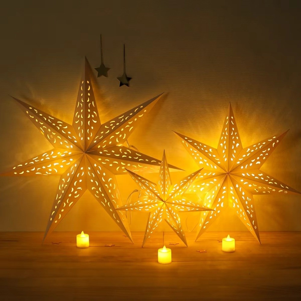 Neue Jahr Dekor Aushöhlen Ster – Pendant Lighting Christmas Decor Bewertung und Preis