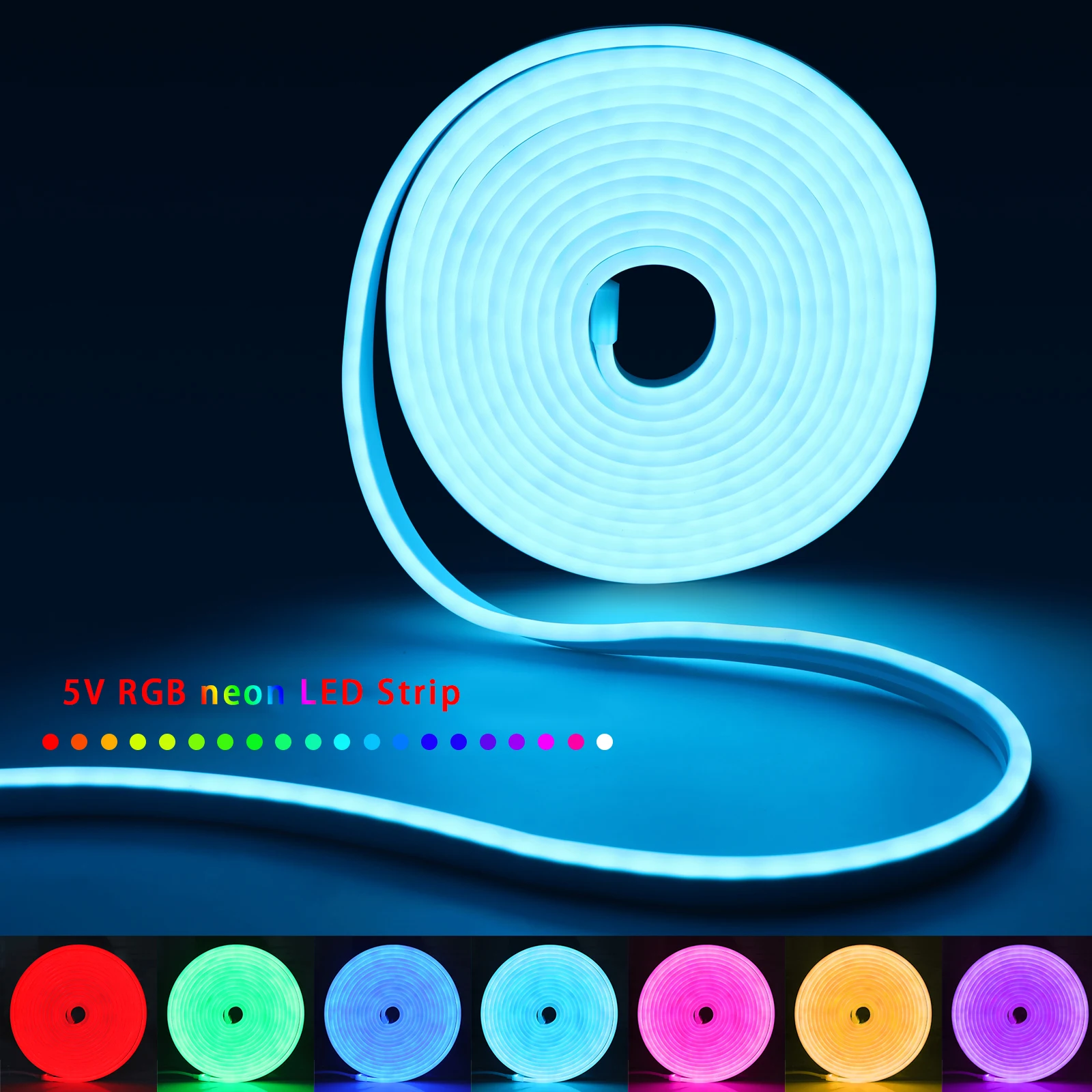 1-5 m RGB LED Neon Streifen Li – Lighting Decor Items Bewertung und Preis